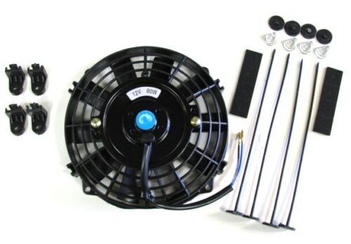 7" / 18cm Universal Radiator Electric Cooling Fan with Fitting Kit (Slimline)