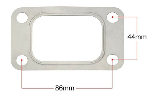 T3 Manifold to Turbo Inlet Gasket (Pressed Stainless Steel)(T34, T35, T38)