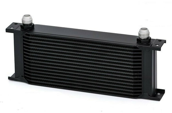 Oil Cooler 16 Row BLACK Alloy -10 AN JIC