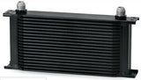 19 Row Universal Oil Cooler Kit BLACK, DIY Including Mountings, Lines, Fittings