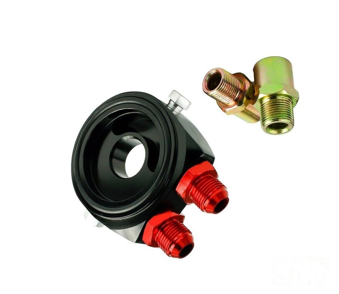 AN10 Fittings Oil Cooler Sandwich Plate Thermostat Adapter Filter AN10 Fittings Oil Cooler Sandwich Plate Thermostat Adapter Filter